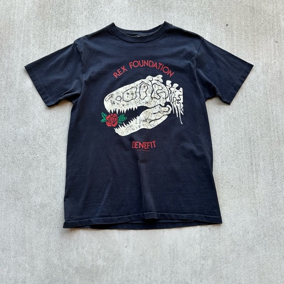 Vintage Grateful Dead Rex Foundation Tee Shirt 90s Single Stitch Band Tour